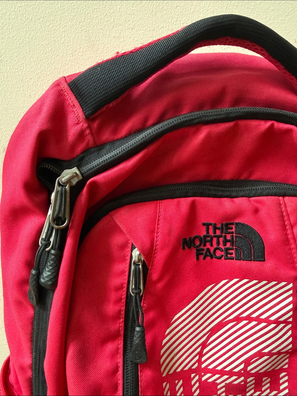 The North Face Wasatch Pink Backpack Well Loved - Picture 3 of 13